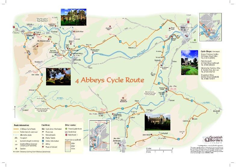 The 4 Abbeys Cycle Route